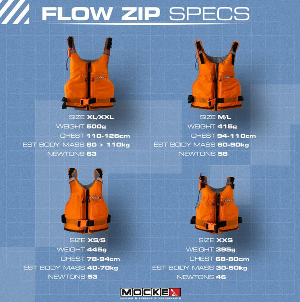 Mocke Flow Zip PFD Life Jacket - houstonkiteboarding