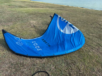 Used 2024 North Code Zero 9m One strut kiteboarding Kite