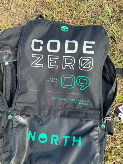 Used 2024 North Code Zero 9m One strut kiteboarding Kite