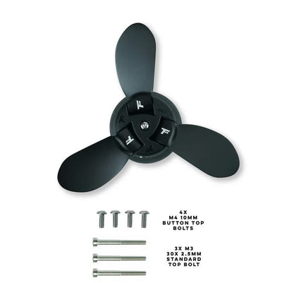 Foil Drive Three Blade Propeller Hub Set