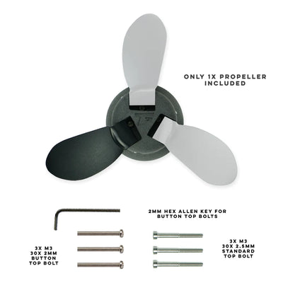 Foil Drive Three Blade Propeller Hub Upgrade