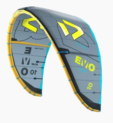 2026 Duotone Evo D/LAB Kiteboarding Kite Grey/Lime