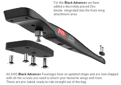 Axis Black Psychoshort Advance+ Fuselage (520mm)