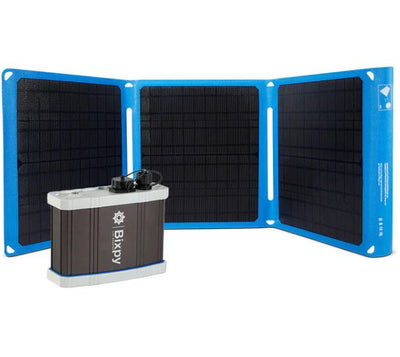 Bixpy PP-77-AP Power Bank & SUN45 Solar Panel Bundle Kit