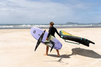 2025 Duotone Skybrid Wing Foil Board – Violet & Yellow