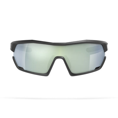 Forward WIP Sunglasses - Gust Aero Polarized Sunglasses Black with White Logo - Large