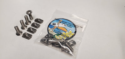 Stainless Steel Hydrofoil Track Hardware Set-Torx