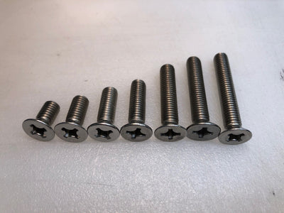 M8 Flat Head Stainless Steel Hydrofoil Bolts